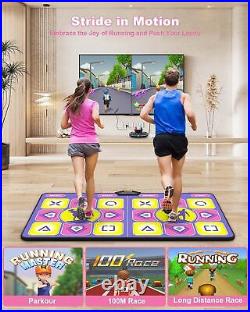 Double Dance Mat Wireless Electronic Dance Mat for TV with Camera, Anti-Sli