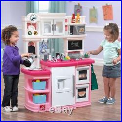 ENJOYABLE Gift For Kids Girls Boys Step 2 Kitchen Playset Pink Modern Toys NEW