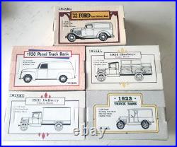 ERTL Anheuser Busch Budweiser Beer Lot of 5 Delivery Truck Car Diecast Vehicles