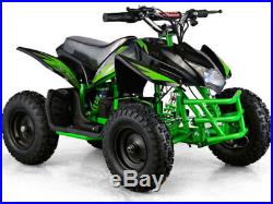 Electric Battery 24V Kids Four Wheeler Boys Girls Green Mini ATV Dirt Bike New