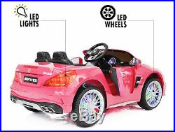 Electric Car For Girl 12 Volt Toy Battery Mercedes AMG Remote Control MP3 Pink