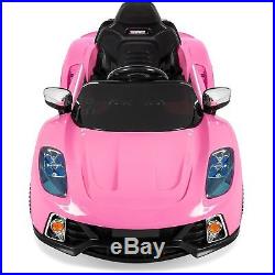 Electric Cars For Kids To Ride Toy Toddler 12V Girls With Music Pink Car NEW