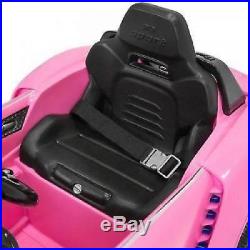 Electric Cars For Kids To Ride Toy Toddler 12V Girls With Music R/C Car Pink NEW