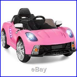 Electric Cars For Kids To Ride Toy Toddler 12V Girls With Music R/C Pink Car NEW