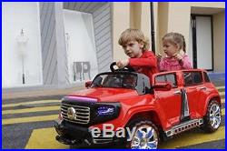 Electric Cars For Kids To Ride Toy Toddler 12V Girls boy With Music R/C Car Red