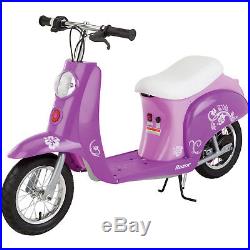 Electric Scooter Bike for Kid Girl Motorized 24V Battery Motorcycle Ride on Toy
