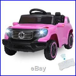 Electric Toys Girl Kid Ride On Car Truck Light with Remote Control 3 Speed Pink