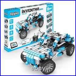 Engino- Inventor STEM Toys, Motorized Offroader Construction Toys for Kids 9+