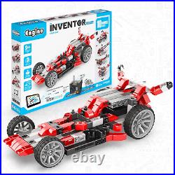 Engino- Inventor STEM Toys, Motorized Race Car Construction Toys for Kids 9+