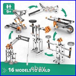 Engino STEM Toys, Levers, Linkages & Physics Laws Inertia, Friction STEM Kit