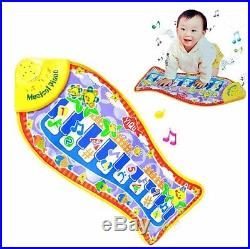Fish Animal Music Mat Touch Kick Play Fun Baby Piano Toys for Kid Child's Gift