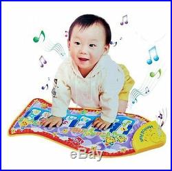 Fish Animal Music Mat Touch Kick Play Fun Baby Piano Toys for Kid Child's Gift