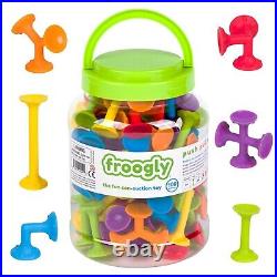 Froogly 100 Piece Suction Toys Montessori Toys Bath Toys Construction Bui