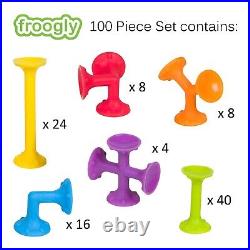 Froogly 100 Piece Suction Toys Montessori Toys Bath Toys Construction Bui