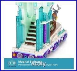 Frozen Toys for Girls Magical Princess Castle with Ice Palace Sled Sven Building