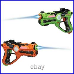 GPX Laser Tag Blasters 2 Pack Ages 8+ Toy Play Fight Gun Gift Set Girls Boys Fun