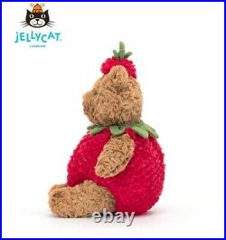 Genuine Bartholomew Bear Strawberry 10.2In Brown Bear Stuffed Toys Girl's Gift