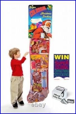 Giant Toy Stocking-Six Foot Stocking filled with Standard Toys for Children