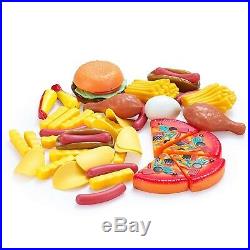 Gifts For Kids Kitchen Playset Pretend Play Toys Girls Boys Toy Food Set 122 Pcs