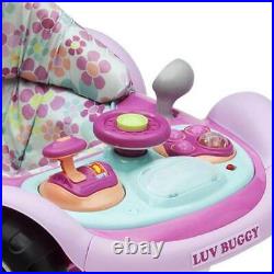 Girl Baby Walker Activity Center Car Light Sounds Wheels Girls Toddler Walk Toy