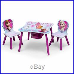 Girl Bedroom Furniture Set Toy Organizer Child Kid Toddler Bed Table Chairs New