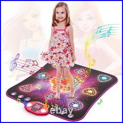 Girl Toys Age 3-4 Years Old, Dance Mat Toys for 3-12 Year Old, with 7 Game Mo