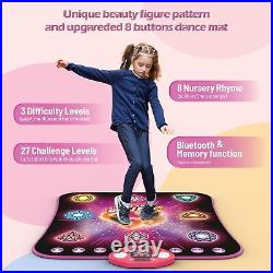 Girl Toys Age 3-4 Years Old, Dance Mat Toys for 3-12 Year Old, with 7 Game Mo