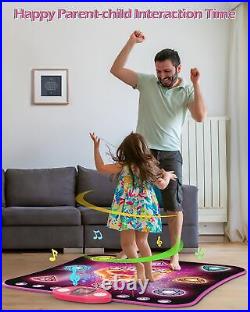 Girl Toys Age 3-4 Years Old, Dance Mat Toys for 3-12 Year Old, with 7 Game Mo