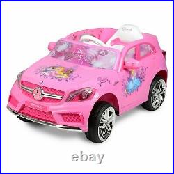 Girls Princess Car Battery Powered Ride On Indoor Outdoor Toddler Pink Tangled
