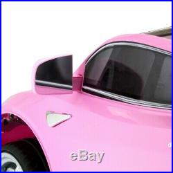 Girls Ride On Car With Remote Control 6V Pink Electric Toys Cars Music Lights RC