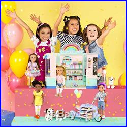 Glitter Girls by Battat GG Sweet Shop Playset Toy Store, House, and for 3