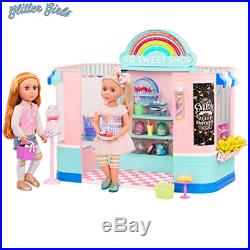 Glitter Girls by Battat GG Sweet Shop Playset Toy Store, House, and for 3