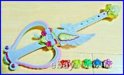 Glitter force Smile Precure Girls Toy Set Princess Candle Wand Charm JAPAN Used