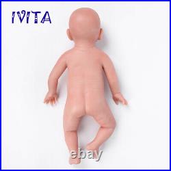 Handmade Silicone Rebirth Baby Doll 20 3000g Lifelike Cute Girl Newborn Toy
