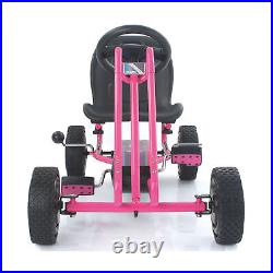 Hauck Lightning Pedal Ride On Go Kart Toys for Boys and Girls, Pink (Used)