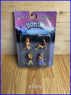 Homies Homie Girl Set # 1 124 Scale Rare New In Blister 2004 Baby Doll
