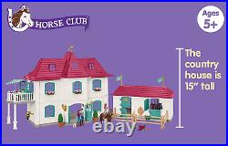 Horse Club, 70-Piece Playset, Horse Toys for Girls and Boys 5-12 Years Old Lakes
