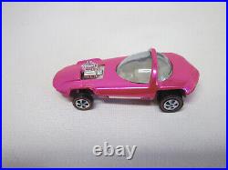 Hot Wheels Redline Silhouette Hot Pink Color Blister Pull! No Toning