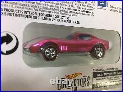Hot Wheels Rlc Red Line Club Exclusive Custom Corvette Pink