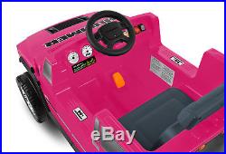 Hummer ORIGINAL Top Quality Kids H2 6-Volt Battery-Powered For Ride-On, Pink
