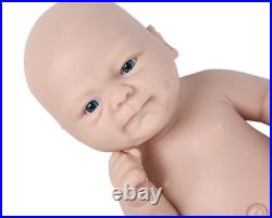 IVITA 14 Full Body Silicone Bebe Reborn Doll Lifelike Newborn Boy Girl Toy Gift