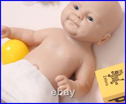 IVITA 14 Full Body Silicone Bebe Reborn Doll Lifelike Newborn Boy Girl Toy Gift