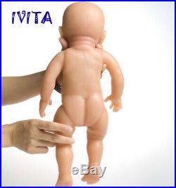 IVITA 16'' Full Body Silicone Reborn Doll Realistic Baby Girl Birthday Gift Toy