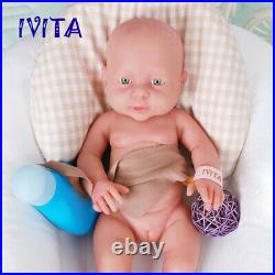 IVITA 16'' Handmade Silicone Reborn Doll Lifelike Baby Girl 2100g Xmas Gift Toy