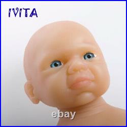 IVITA 20'' Silicone Reborn Baby Girl Handmade Alive Full Silicone Doll Kids Toy