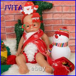 IVITA 21'' Full Silicone Reborn Doll 5100g Realistic Baby Girl Toy Birthday Gift
