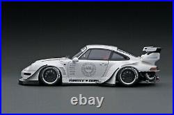 Ignition Model 118 RWB 993 ARMY GIRL Pearl White IG1961 Model Car Porsche 911