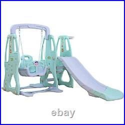 Indoor Climber and Baby Swing Slide Set Indoor Swing Set Combination Swing NEW