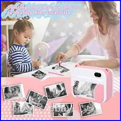 Instant Camera for Kids Toys for 5-8 Year Old Girls, Kids Camera Instant