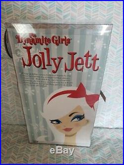 Integrity Toys Dynamite Girls Jett Doll, Jolly Jett blonde Christmas doll NRFB